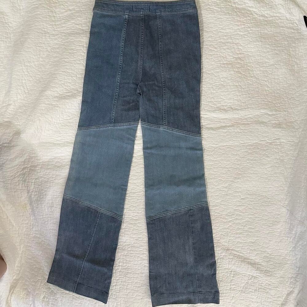 Free people patchwork flares size